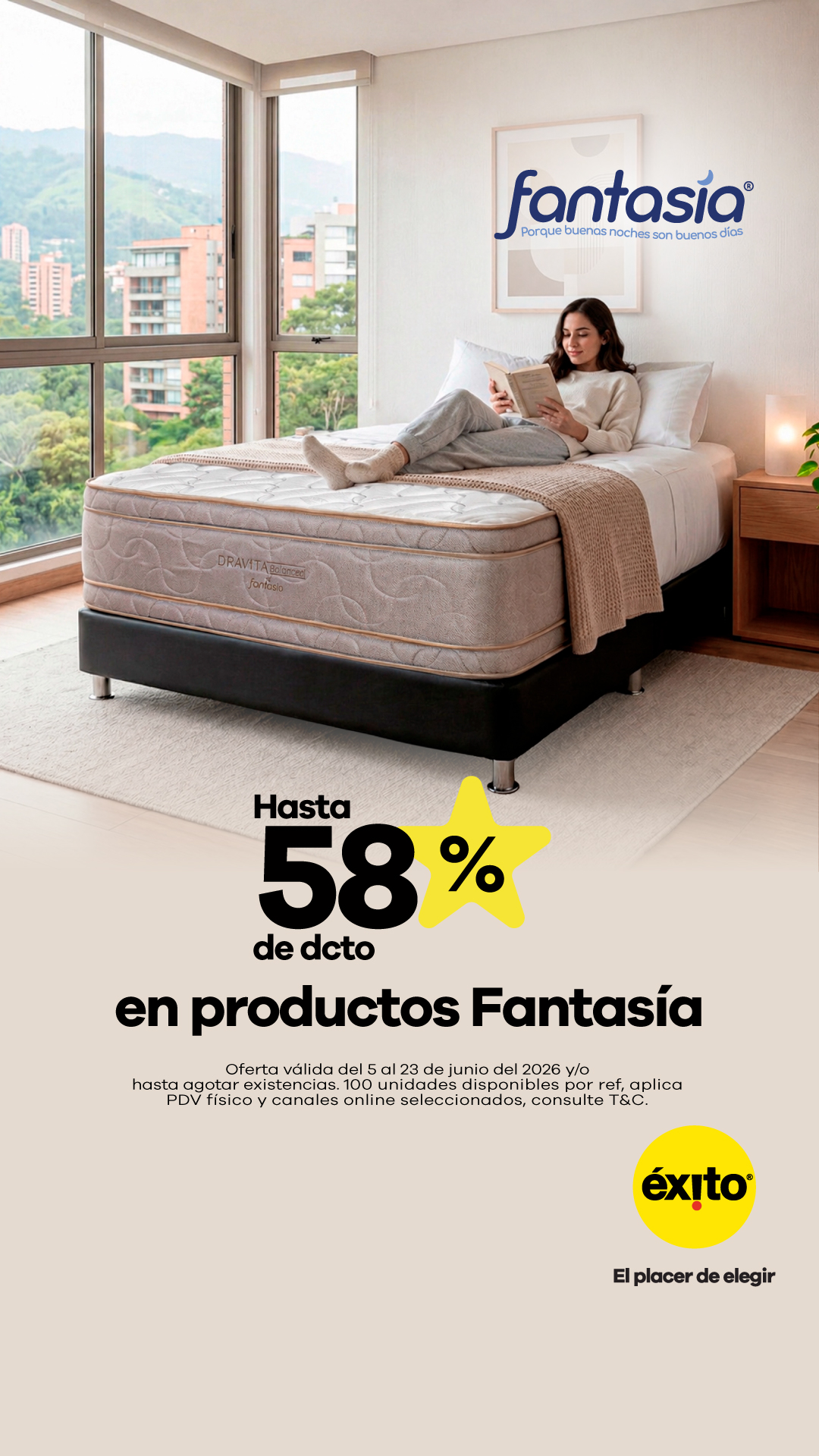 Éxito Facebook ad
