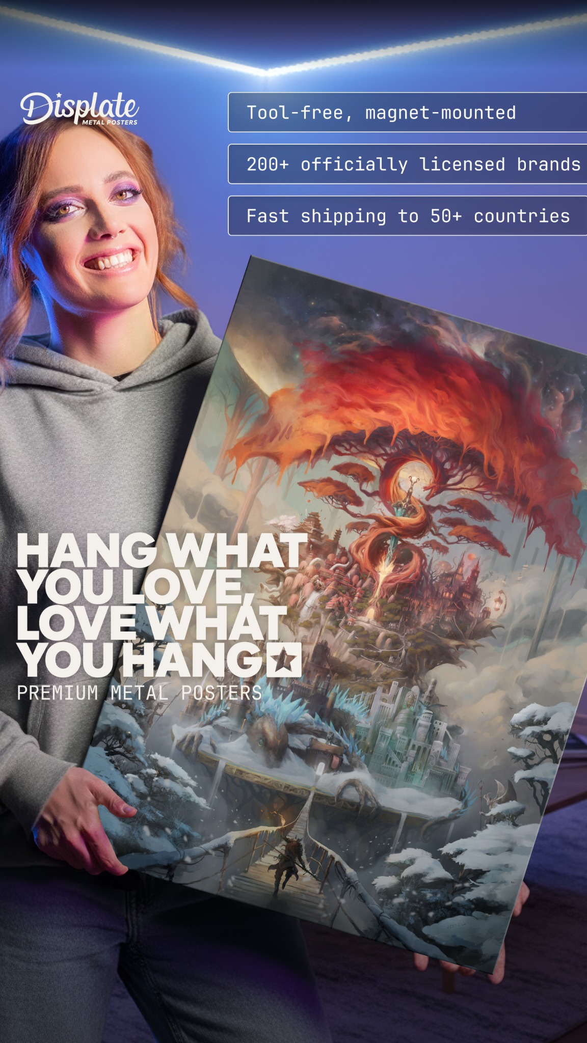 Displate Facebook ad