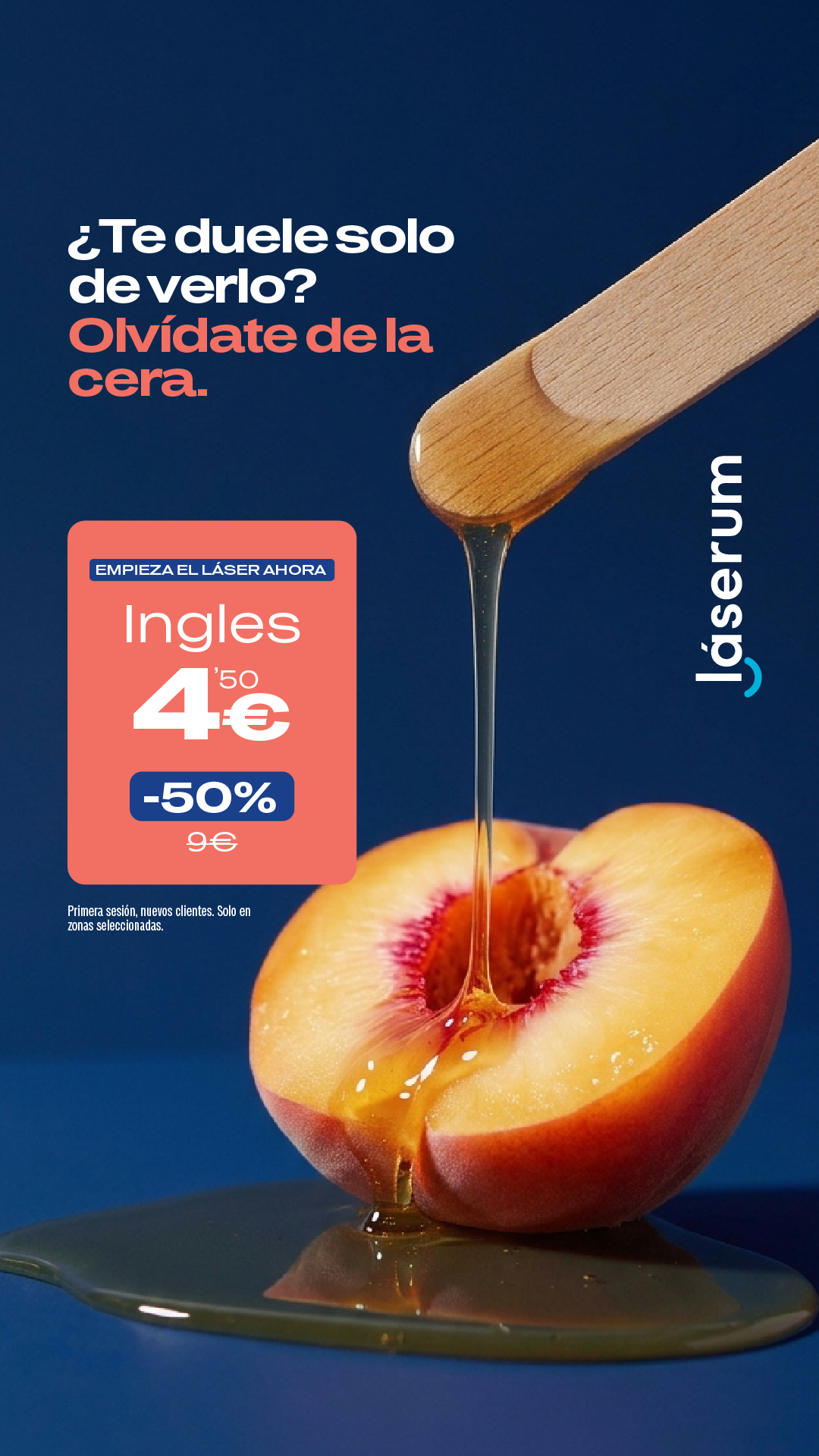 Láserum Facebook ad: Tu primera sesión al 50%