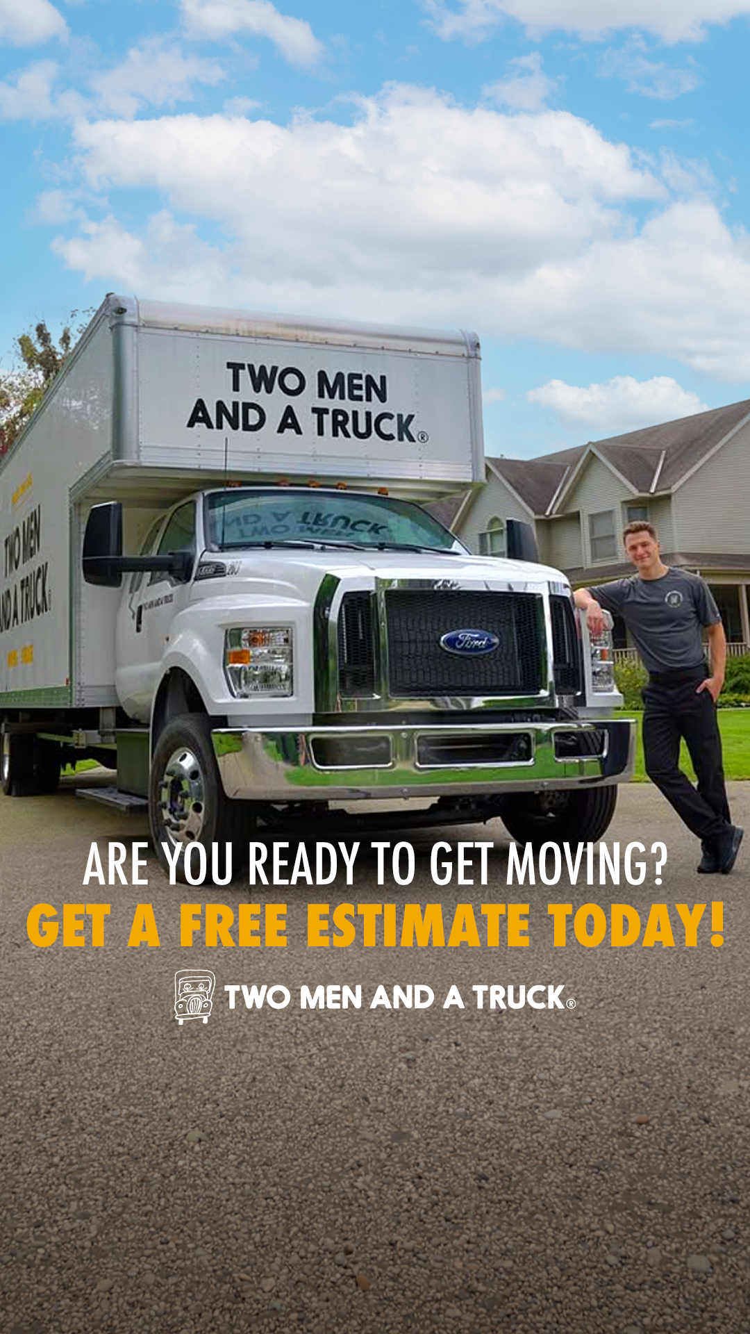 TWO MEN AND A TRUCK - Jackson, MI Facebook ad: Fill Out a Quote Form!