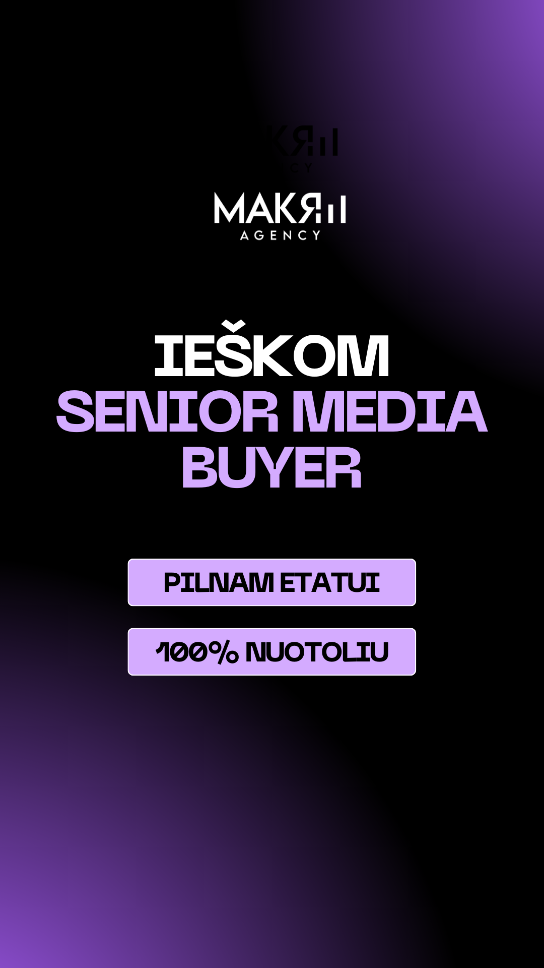Makrii Agency Facebook ad from Dec 15, 2025