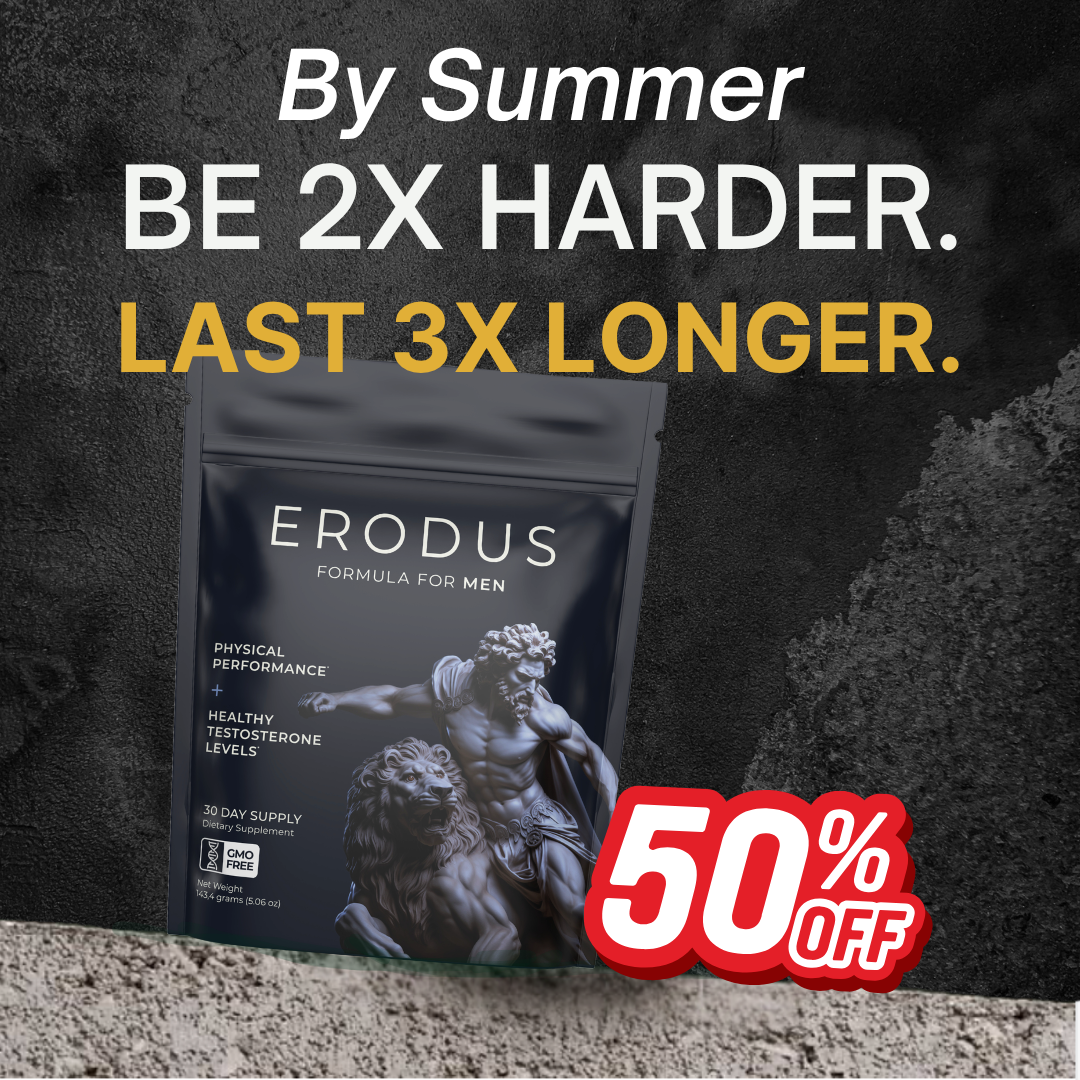 Erodus Formula For Men Facebook ad