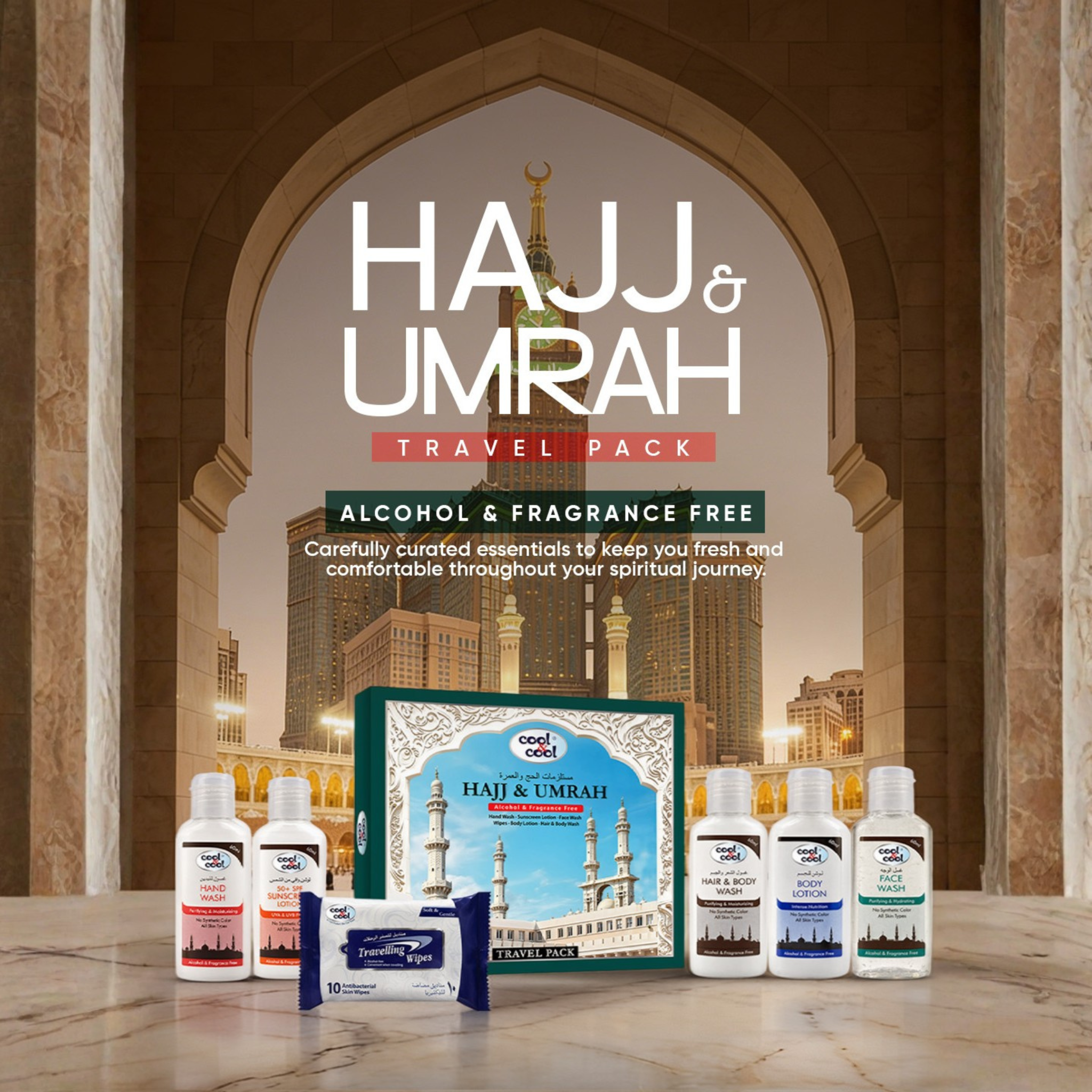 Cool & Cool Middle East Facebook ad: Pilgrim's Perfect Companion