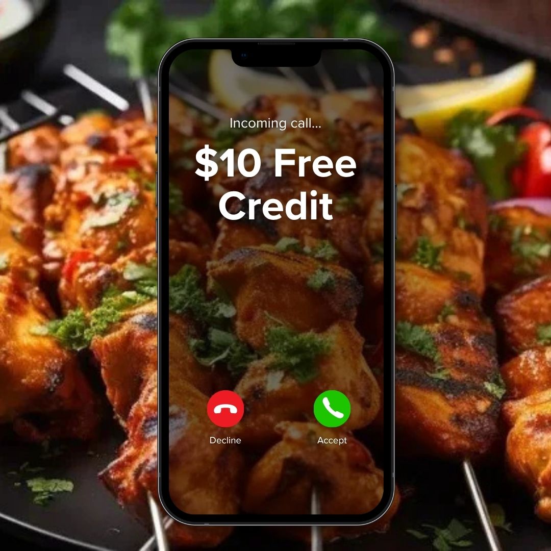 Mantra Indian Cuisine Facebook ad: Get $10 On Us This Week!