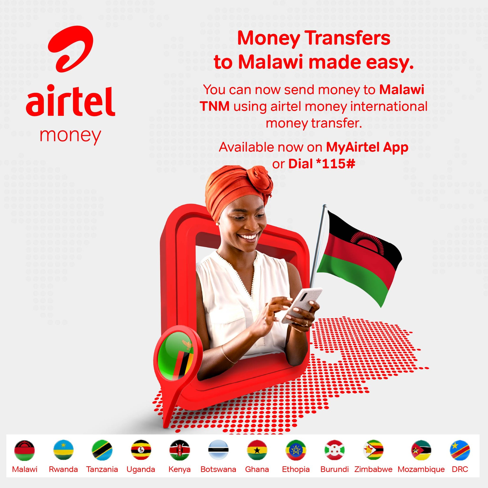 Airtel Money Zambia Facebook ad
