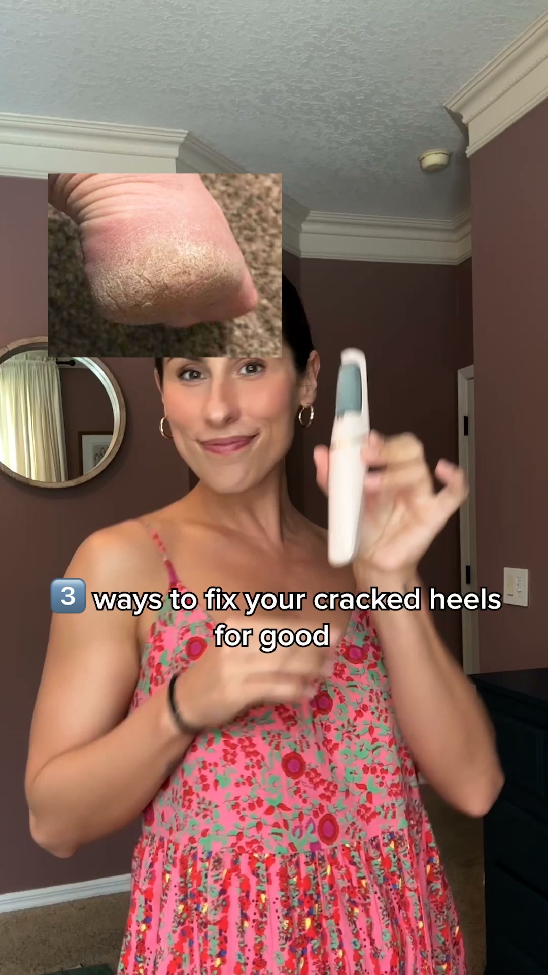 Nuvé Facebook ad: Baby soft feet in 5 minutes flat