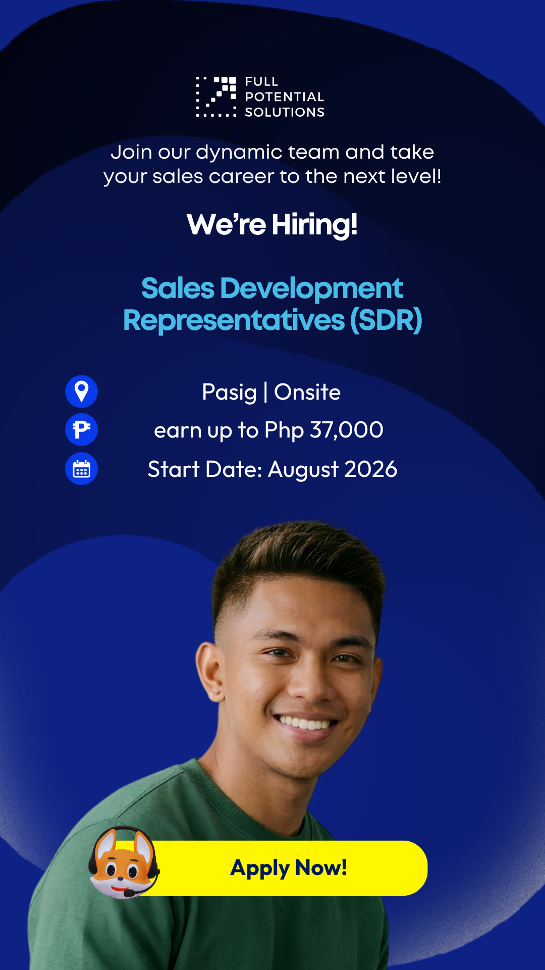Full Potential Solutions Philippines Facebook ad from Jul 30, 2026