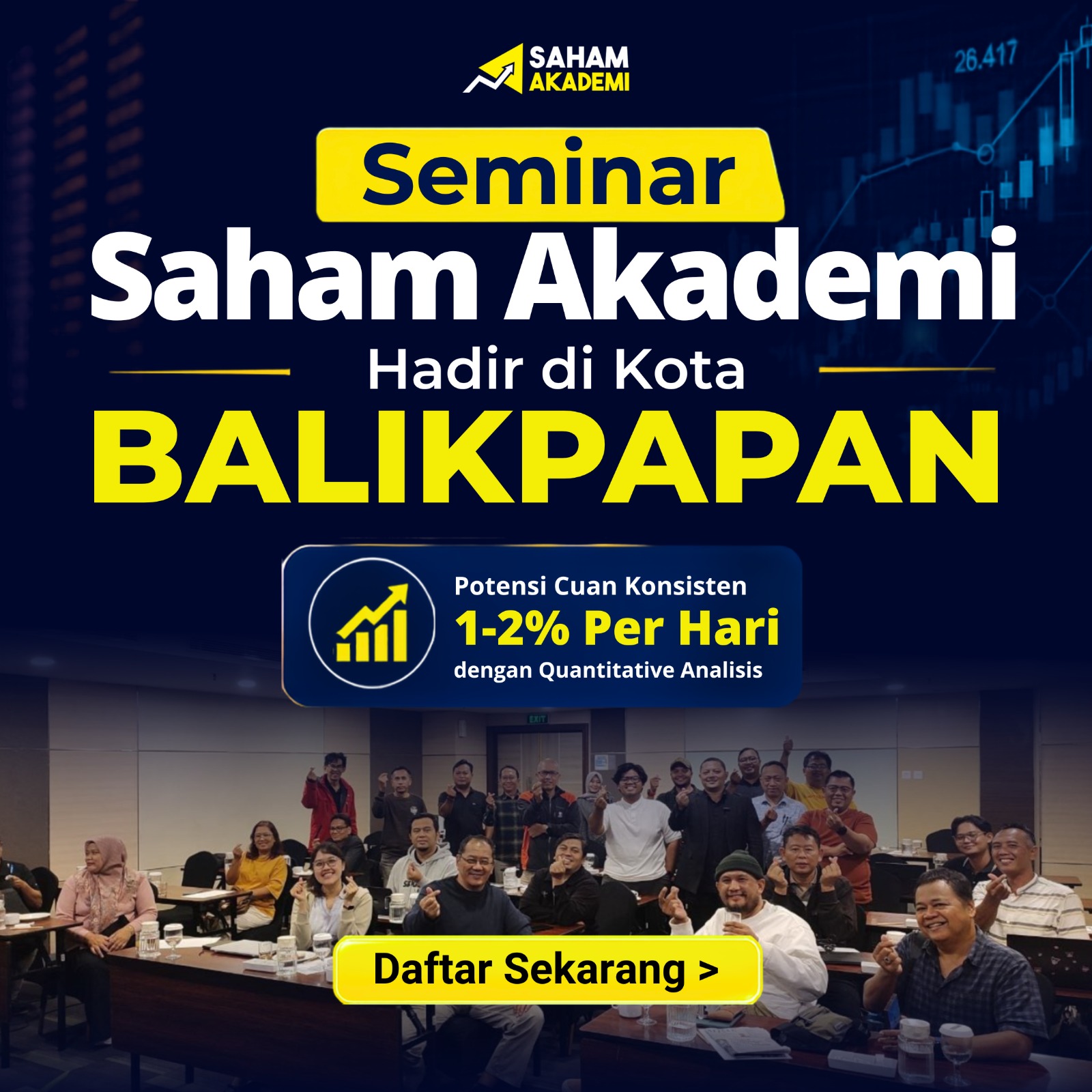 Saham Akademi Indonesia Facebook ad