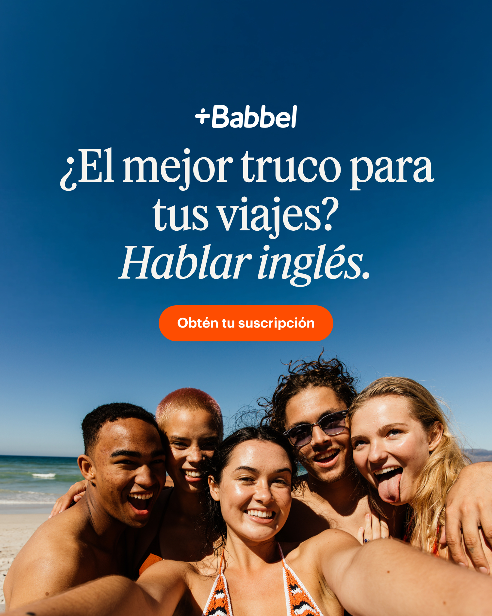 Babbel Facebook ad