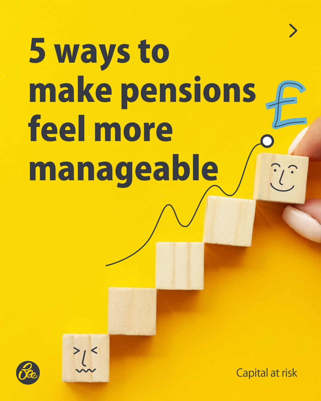 PensionBee Facebook ad: Pension anxiety can look like unopened letters, ignored…