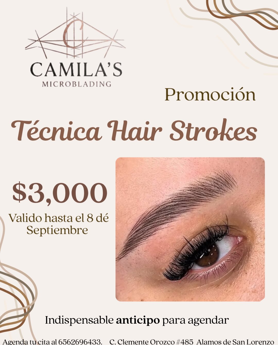 Camila's Microblading Facebook ad
