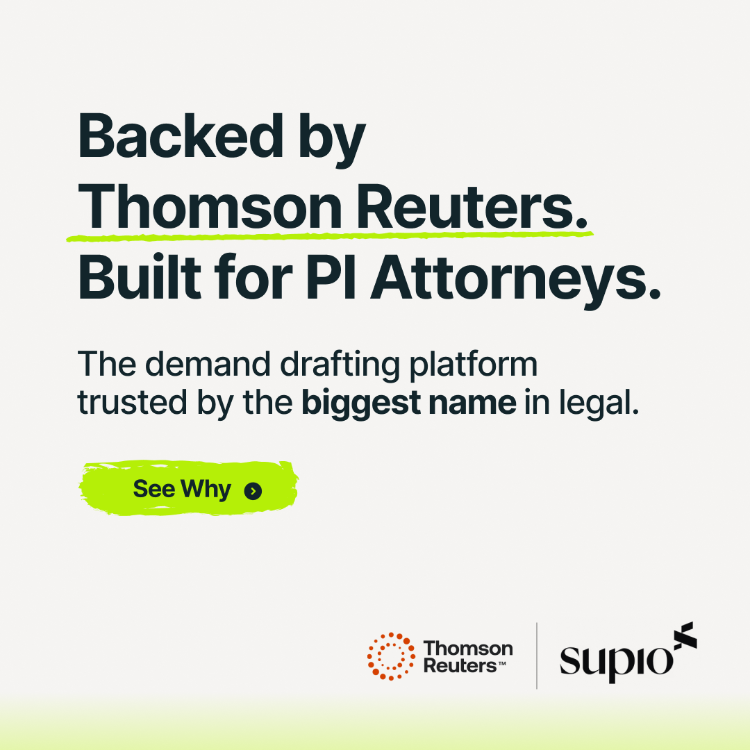 Supio Legal AI Facebook ad