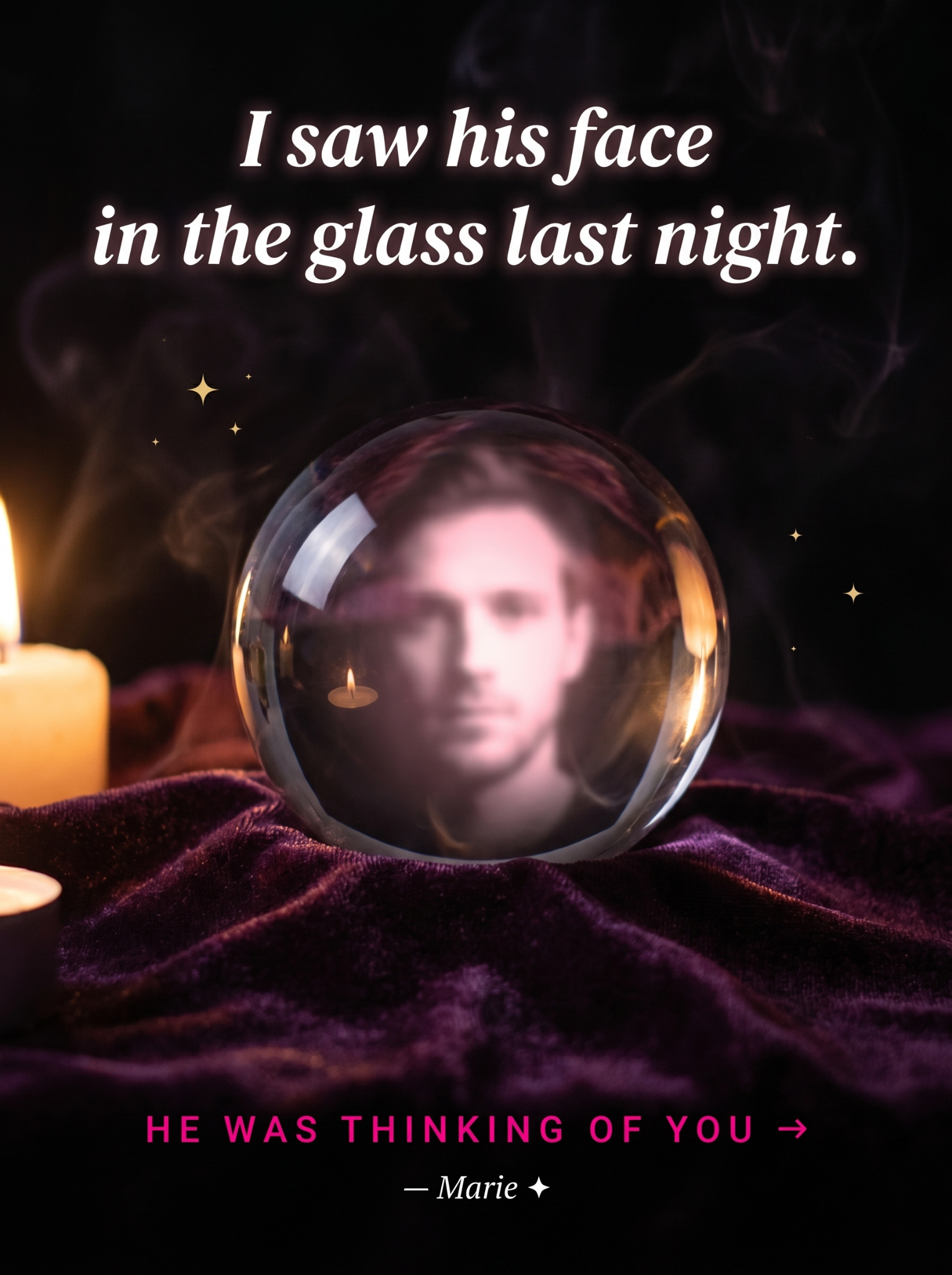 Try Psychic Marie Facebook ad