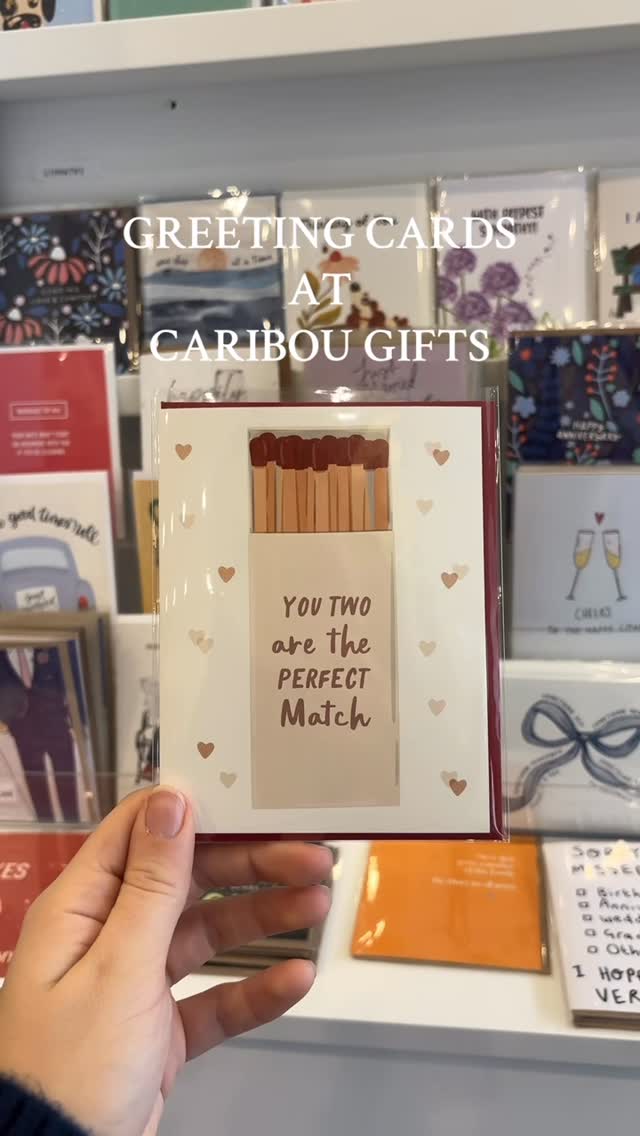 Caribou Gifts Facebook ad: Greeting cards for every occasion and you always…