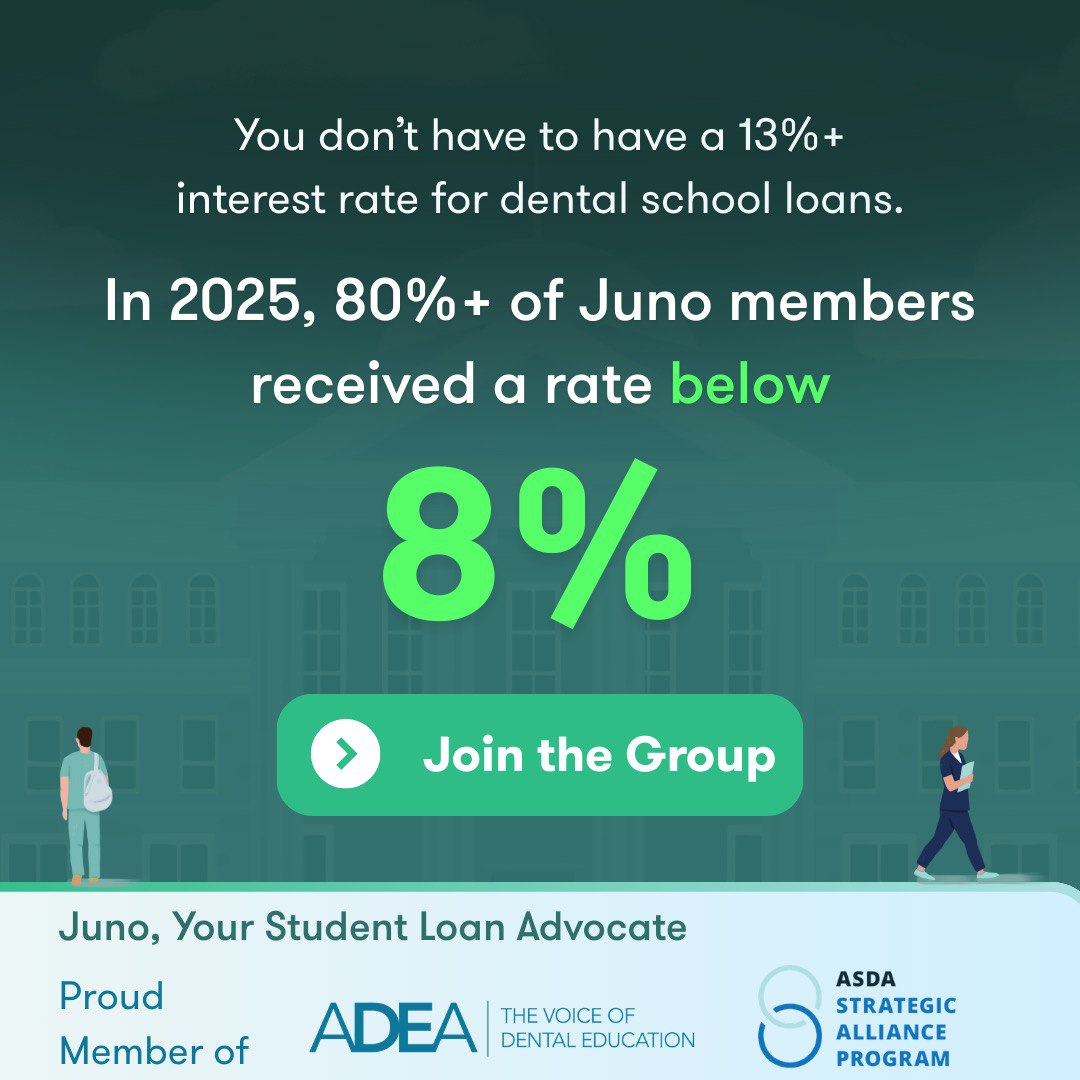 Juno Facebook ad: Future Dentists: Don’t Pay More Than You Have To