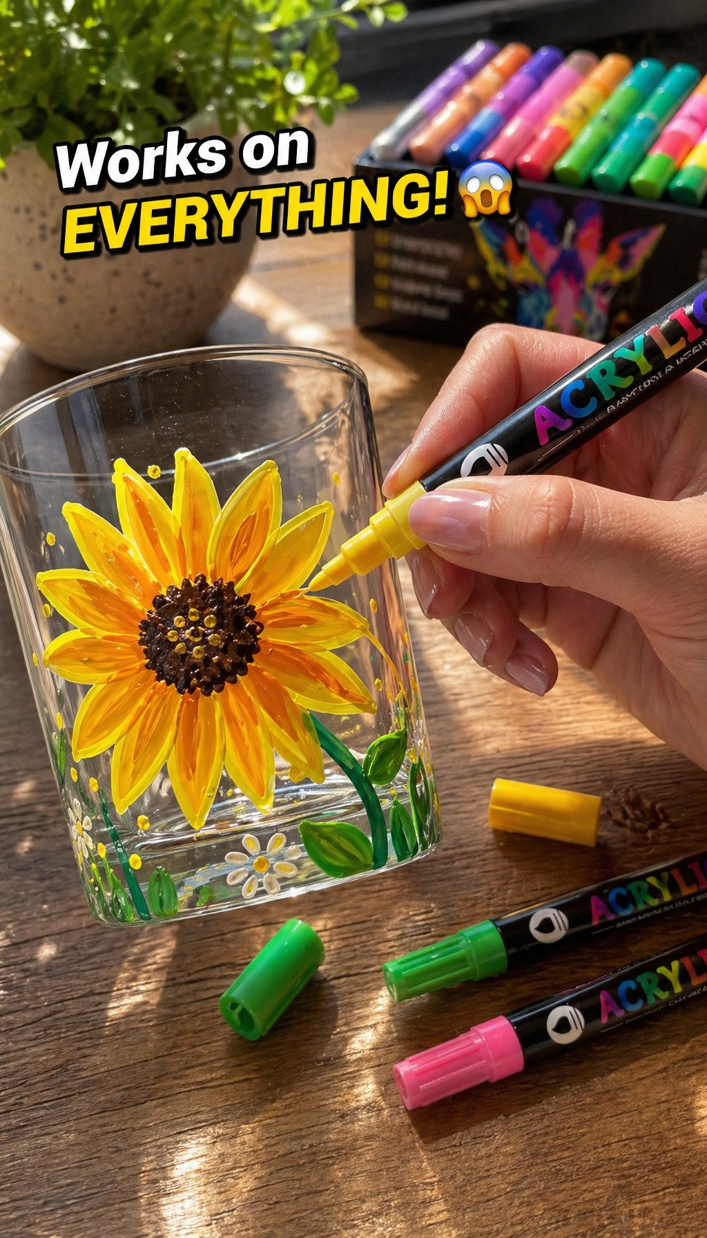 Cozy Hoome Facebook ad: Bye-Bye, Messy Markers!