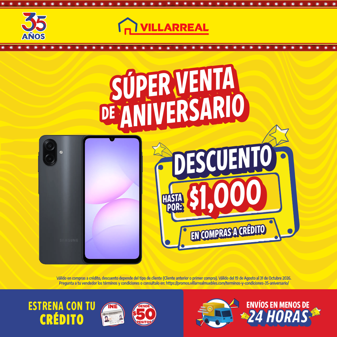 Villarreal Muebles Facebook ad: Aprovecha súper descuentazos
