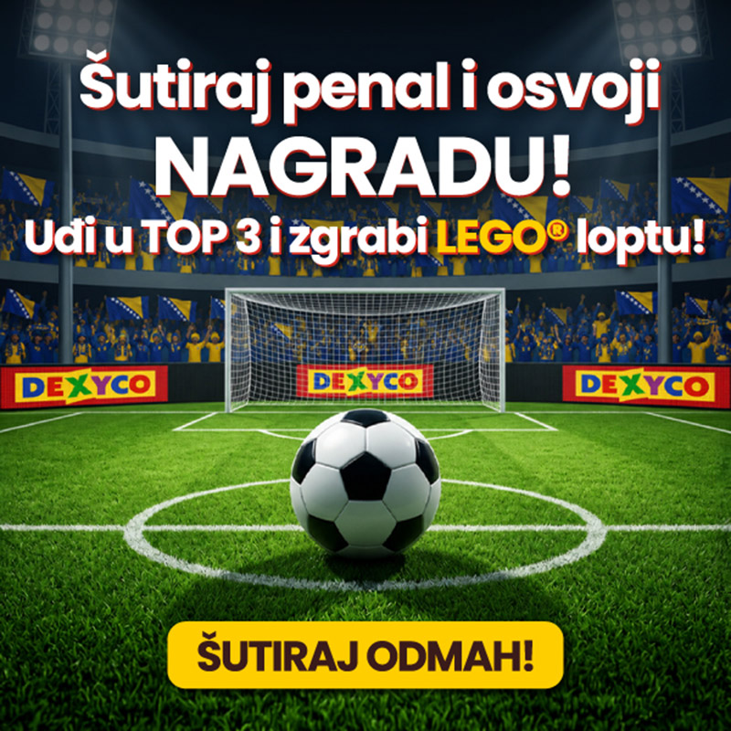 Dexy Co BiH Facebook ad: Fudbalska zabava za sve!