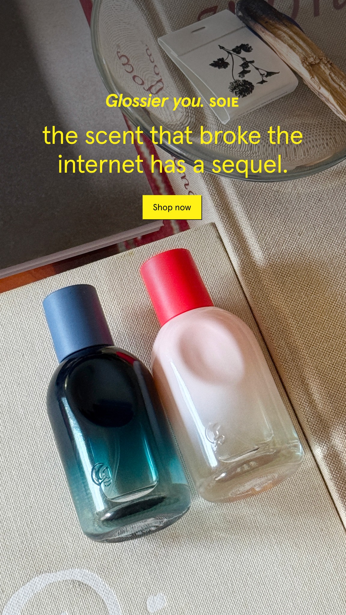 Glossier Facebook ad