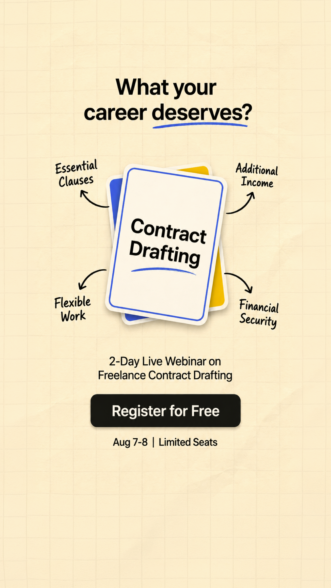 Lawctopus Facebook ad: Become a Contract Drafting Freelancer