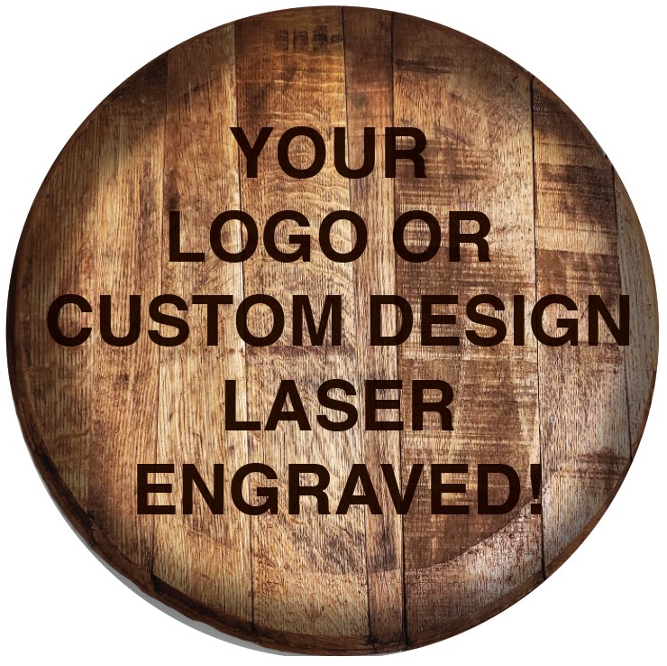 Just Handmade Facebook ad: Custom bourbon barrel head w/ your name or…