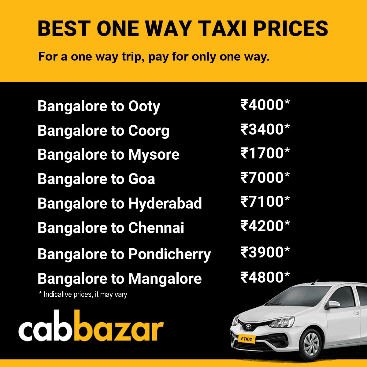 CabBazar Facebook ad