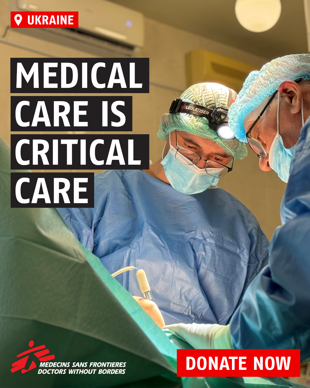 Doctors Without Borders/Medecins Sans Frontieres (MSF) Facebook ad