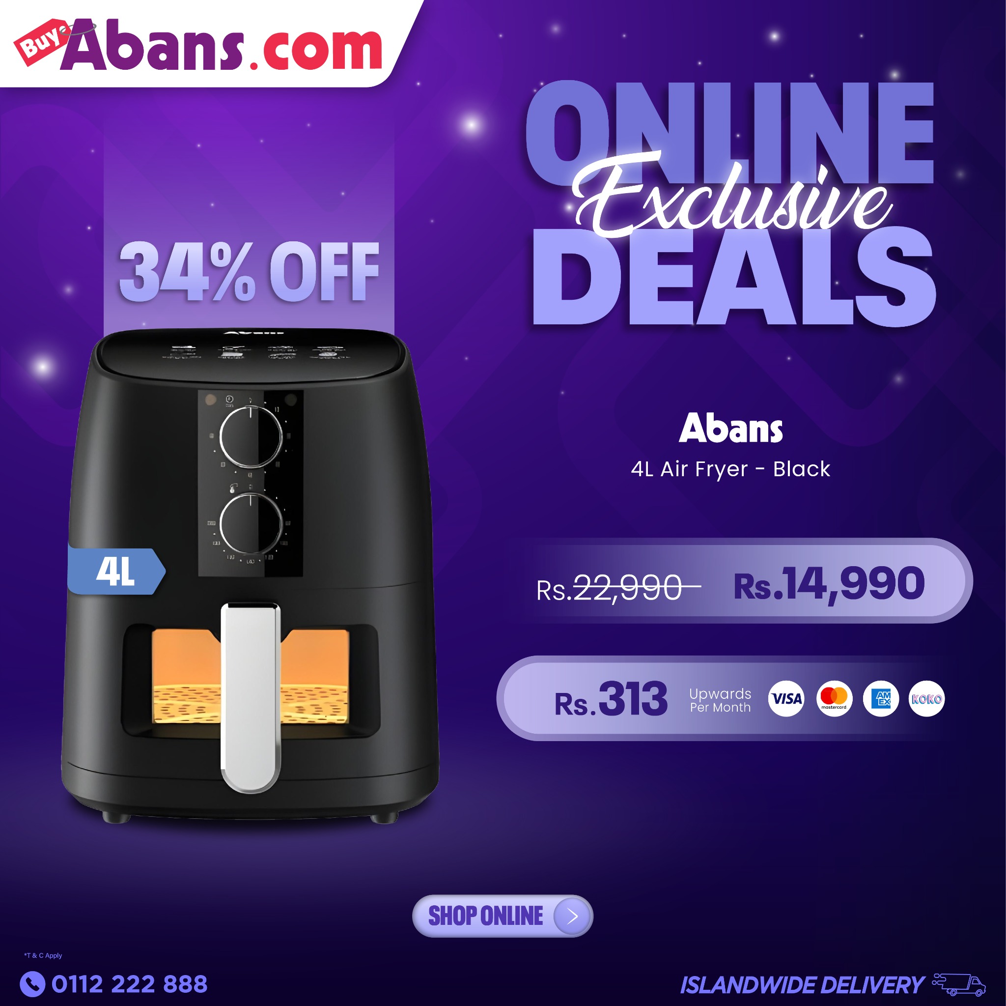 Abans Facebook ad