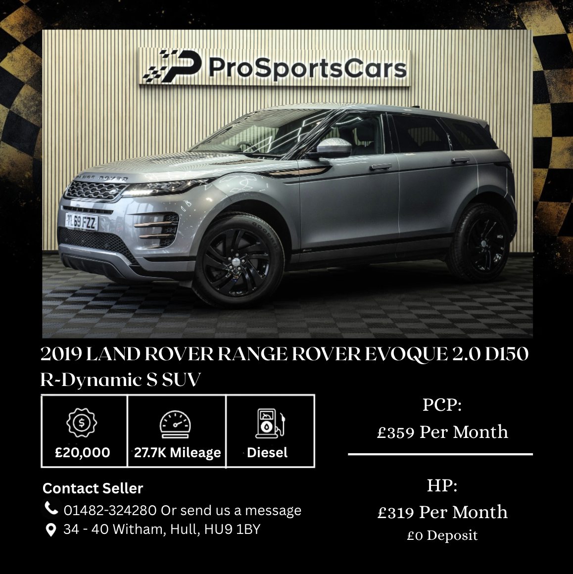 Pro Sports Cars Facebook ad: HOT NEW ARRIVAL