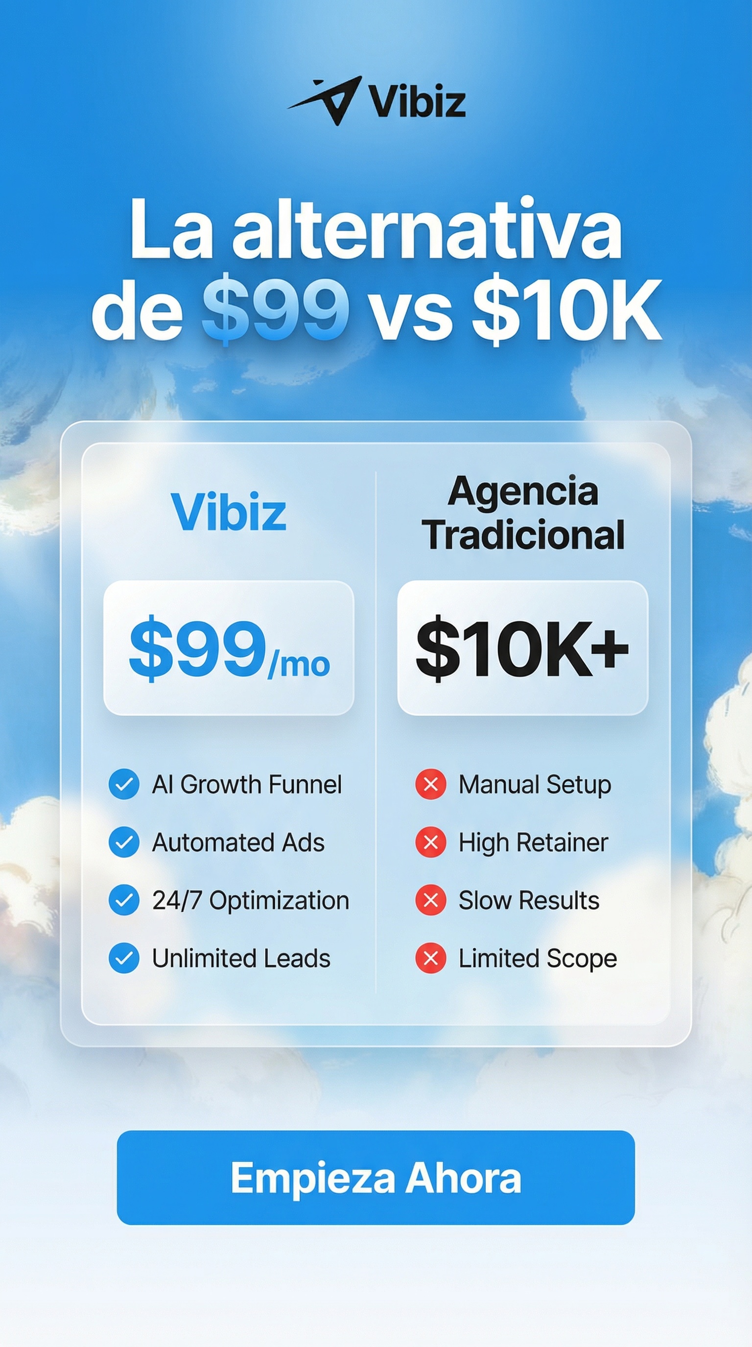 Vibiz Facebook ad