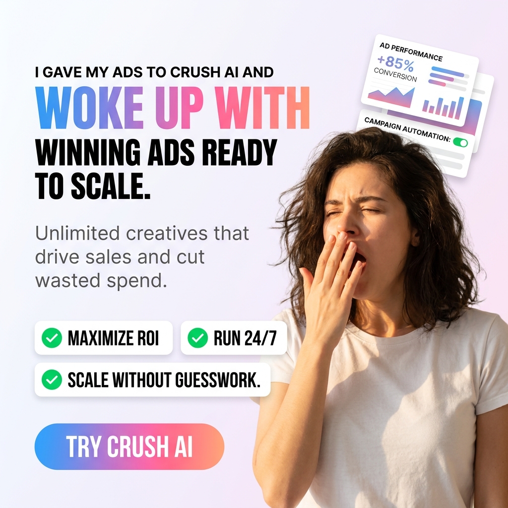 trycrush.ai Facebook ad