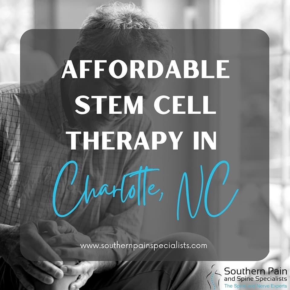 Southern Pain and Spine Specialists Facebook ad: Stem cells have the ability to regenerate into…