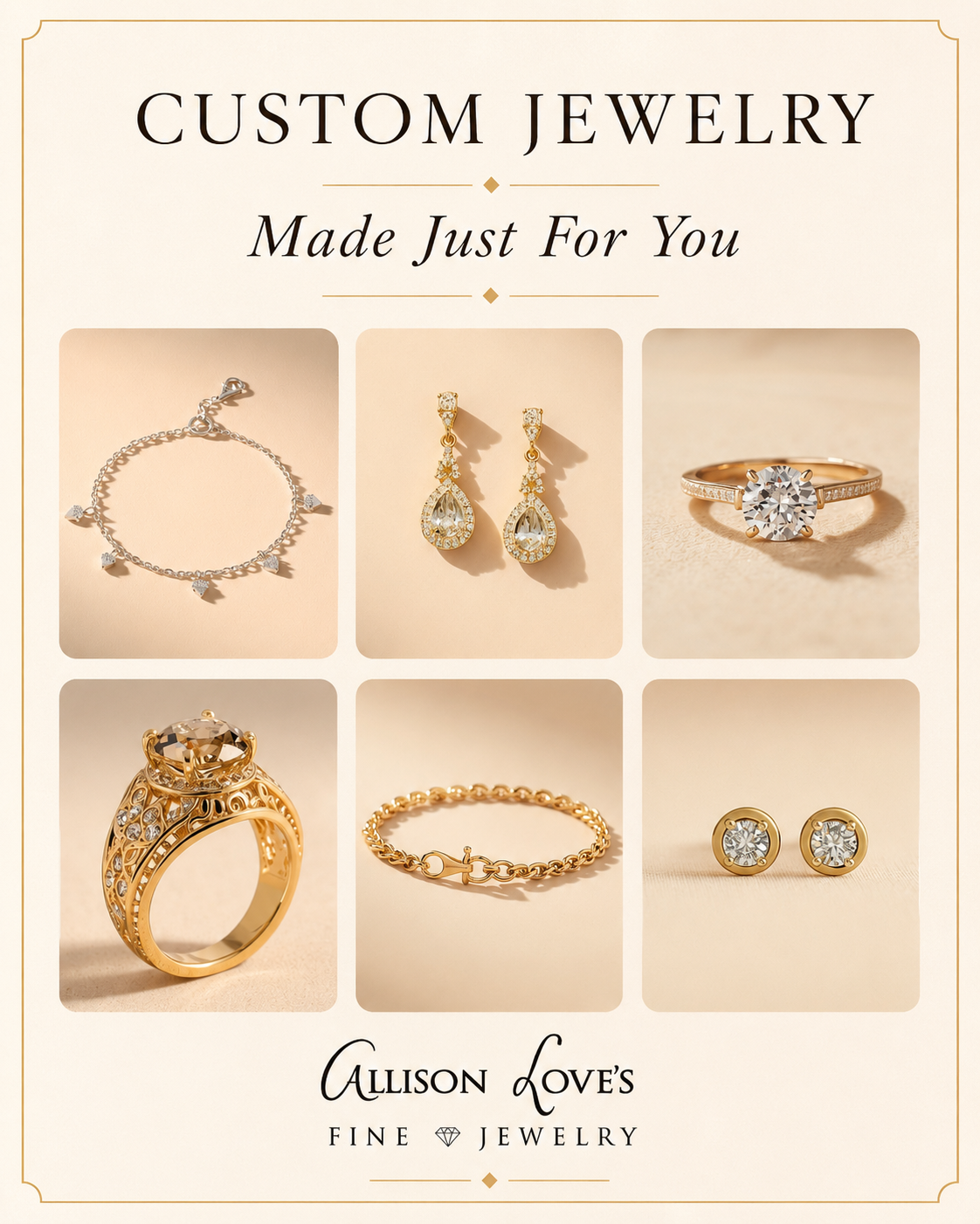 Allison Love's Fine Jewelry Facebook ad: Jewelry That's Uniquely Yours