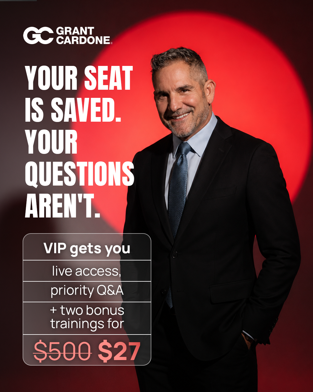 Grant Cardone Facebook ad