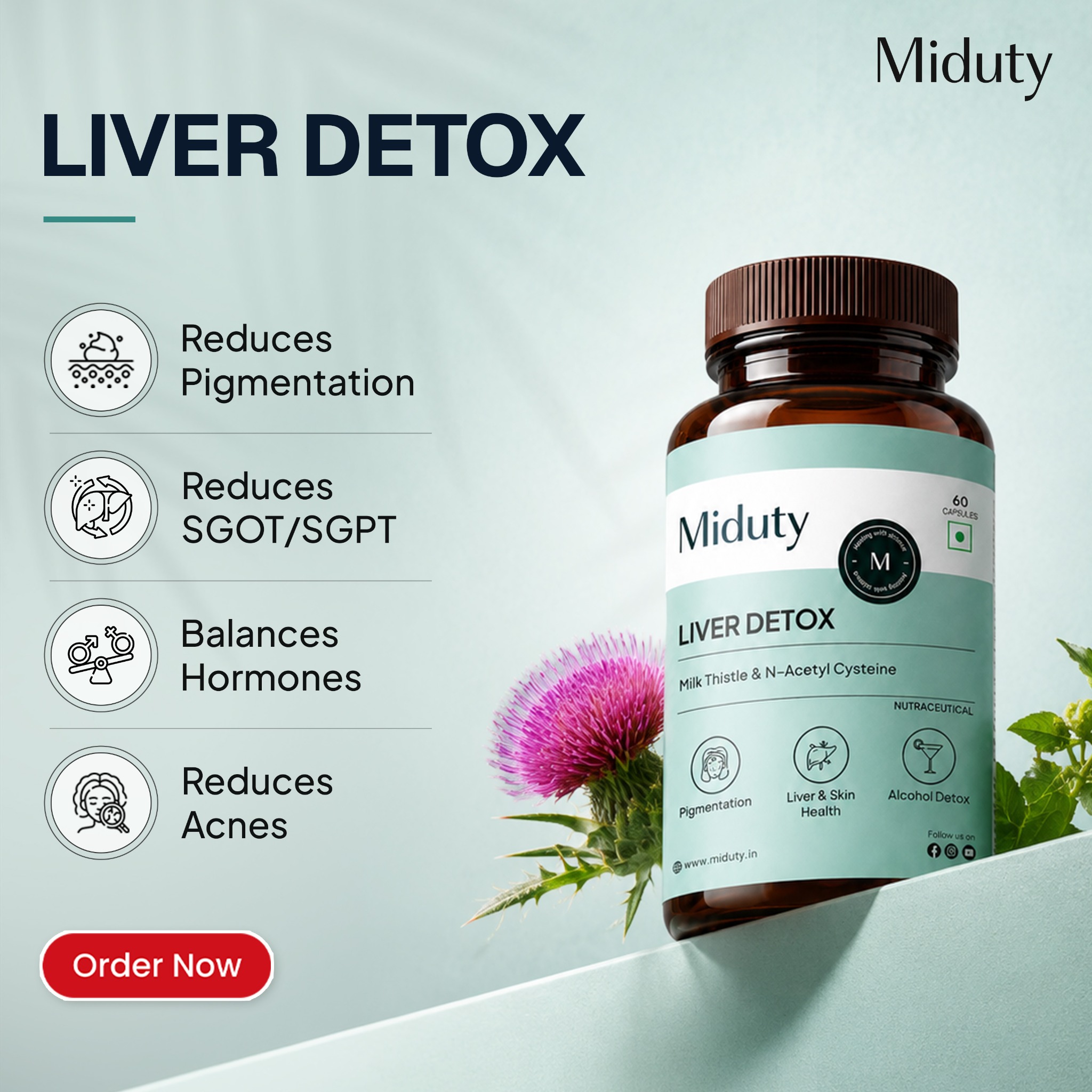 Miduty Facebook ad