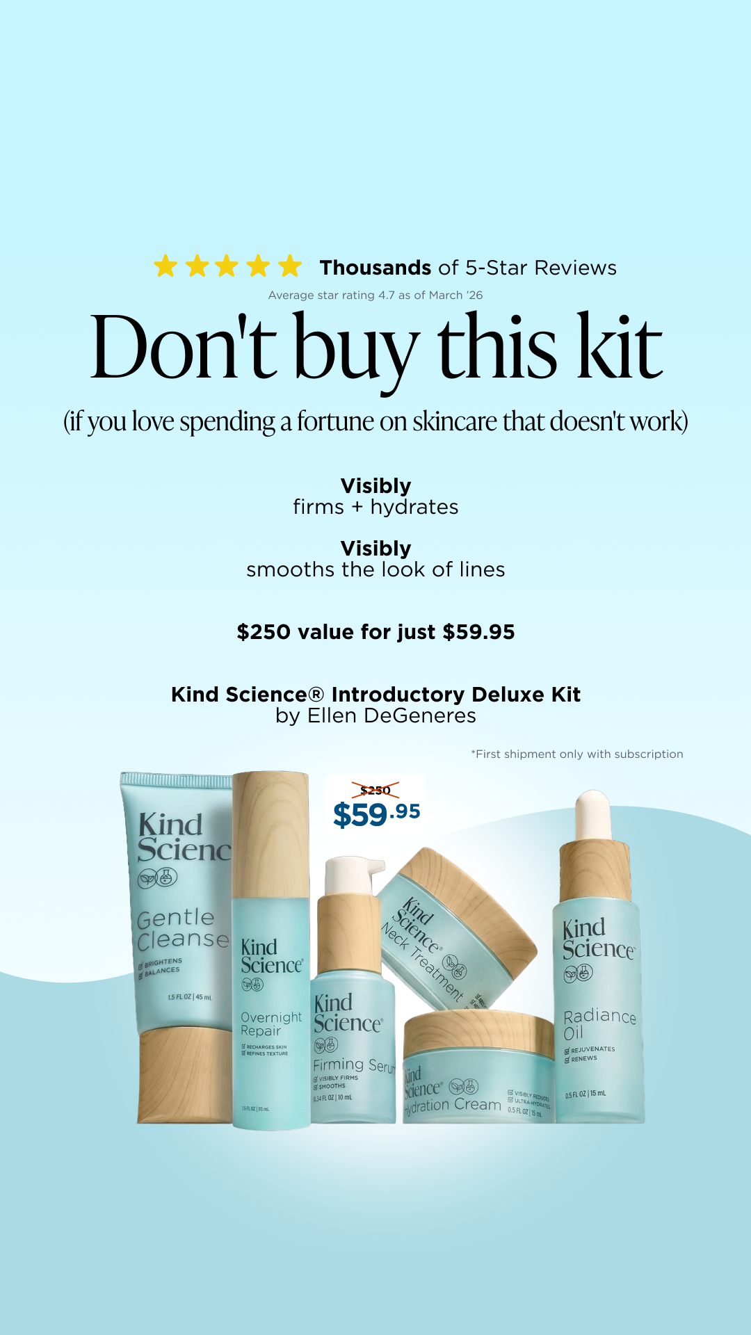 Kind Science Facebook ad
