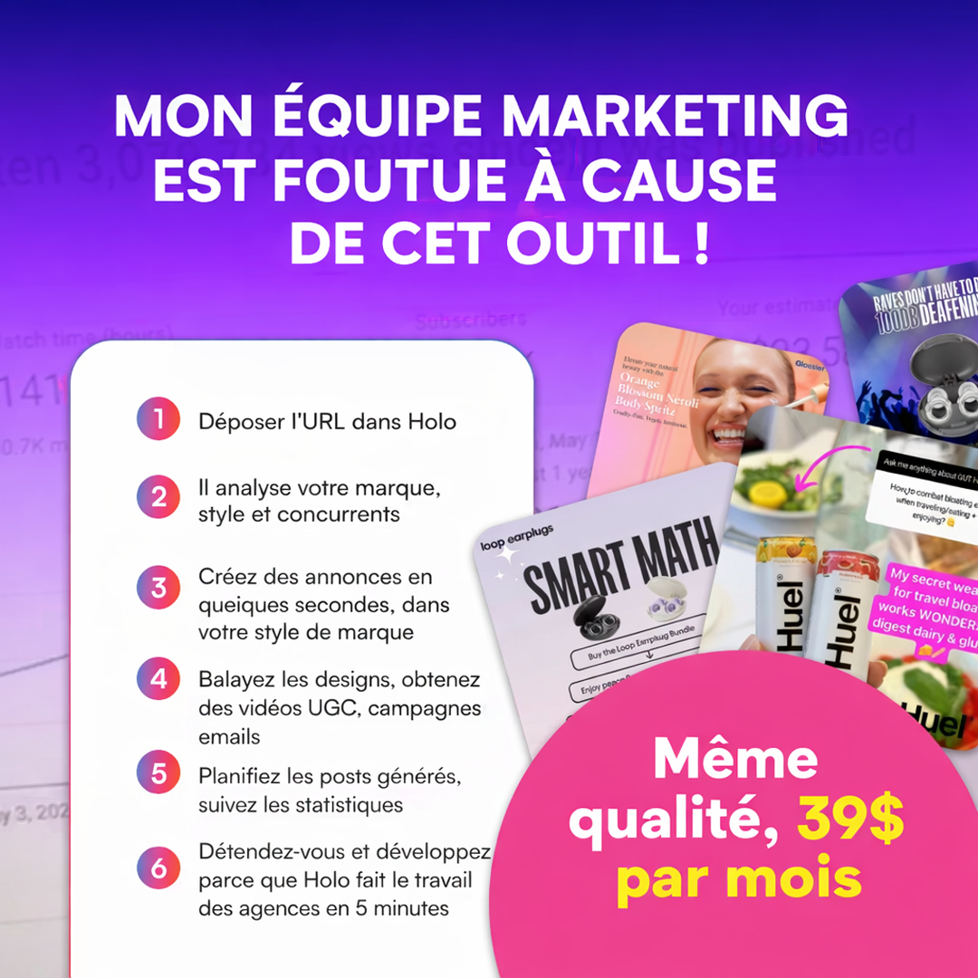 Holo Facebook ad