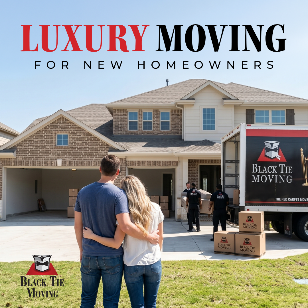 Black Tie Moving Services Facebook ad: Book Your VIP Move