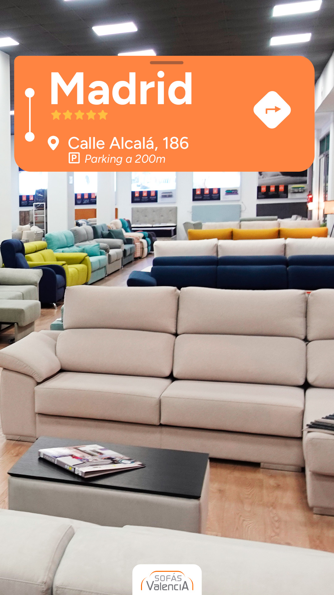 Sofás Valencia Facebook ad from Apr 22, 2026
