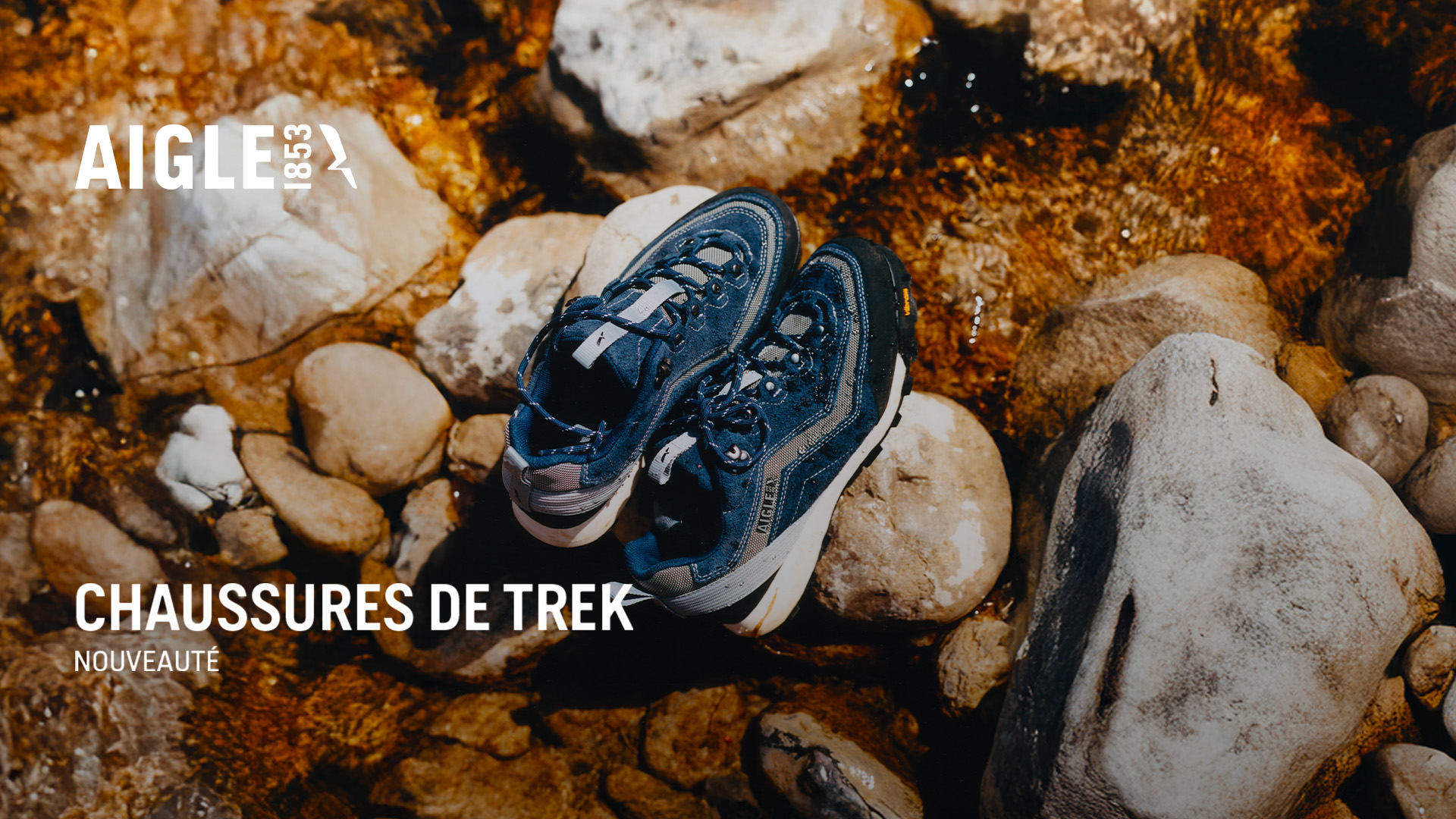 Aigle Facebook ad: Chaussures trek