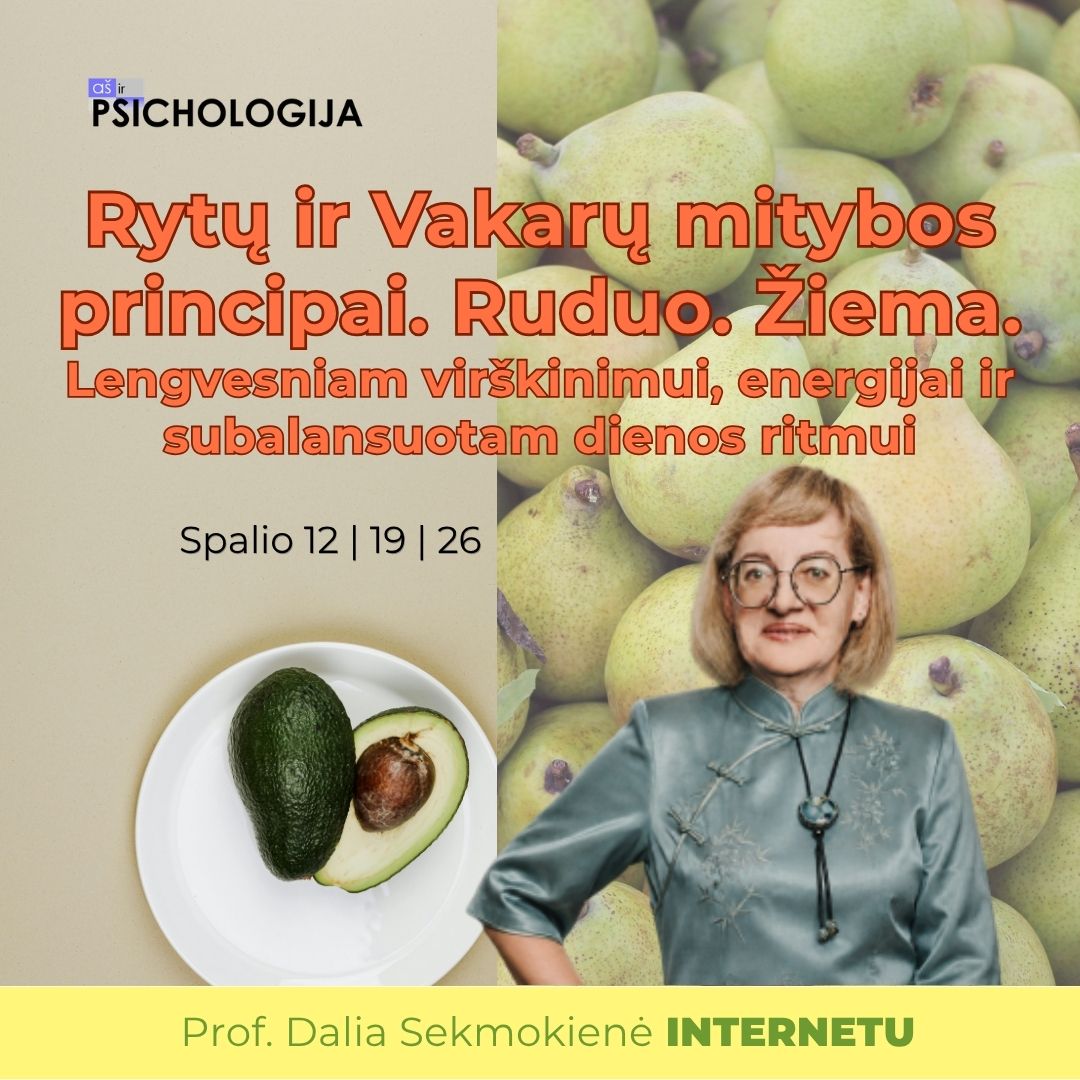 Aš ir psichologija Facebook ad: Kaip stiprinti organizmą rudenį ir žiemą?