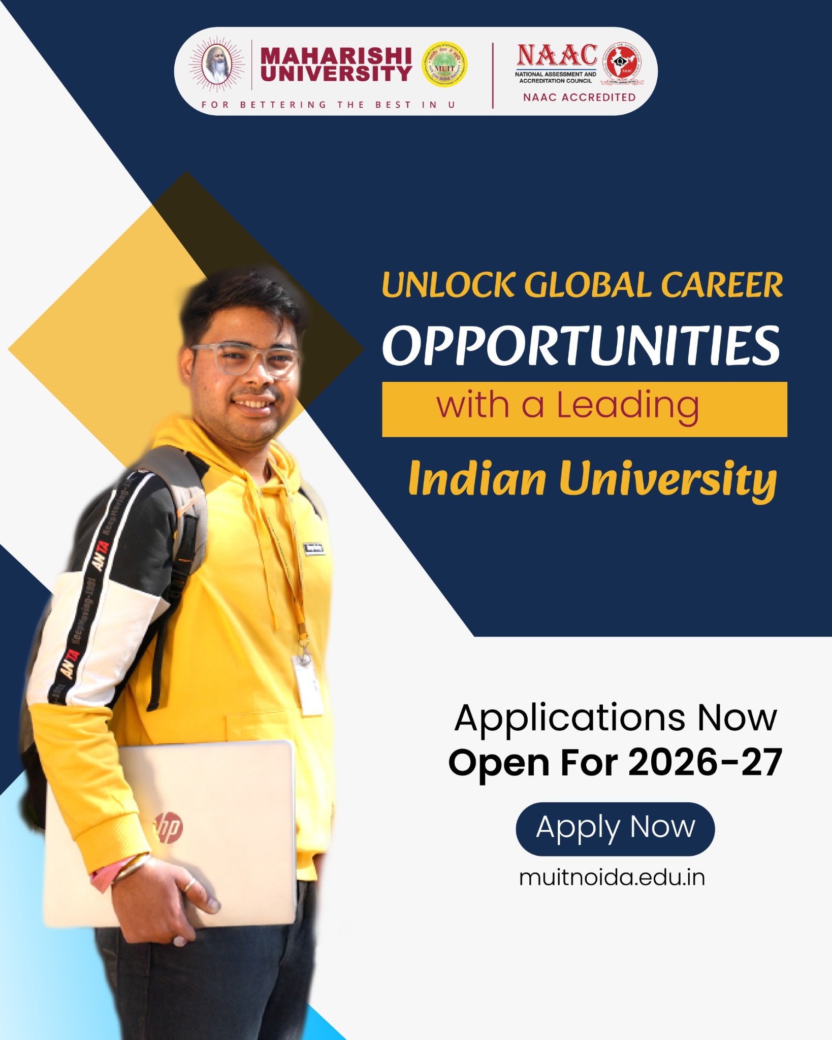 Maharishi University of Information Technology Facebook ad
