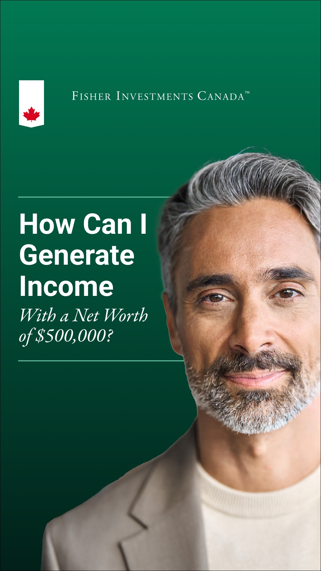 Fisher Investments Canada Facebook ad