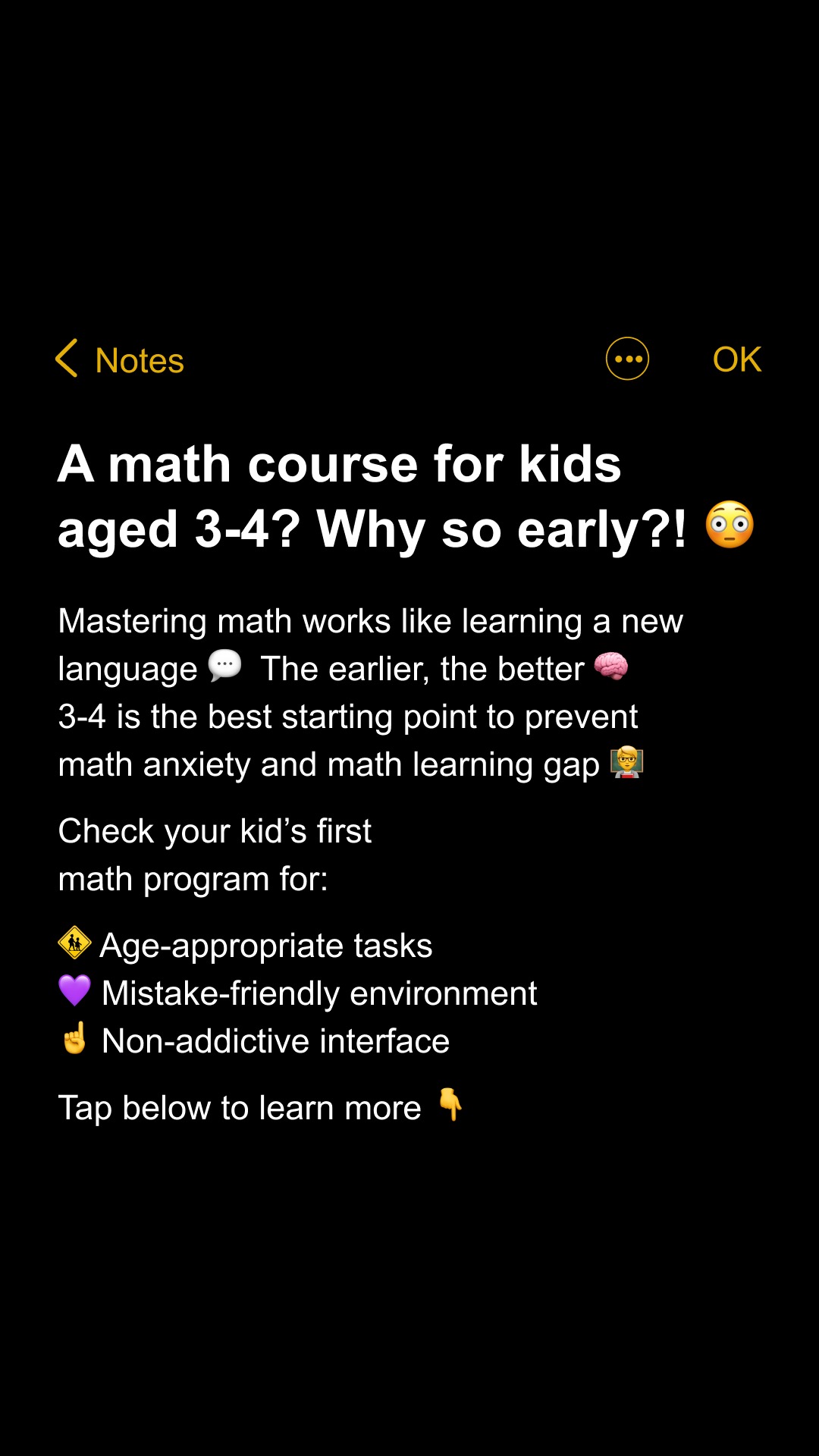 Funexpected - math games for preschoolers Facebook ad