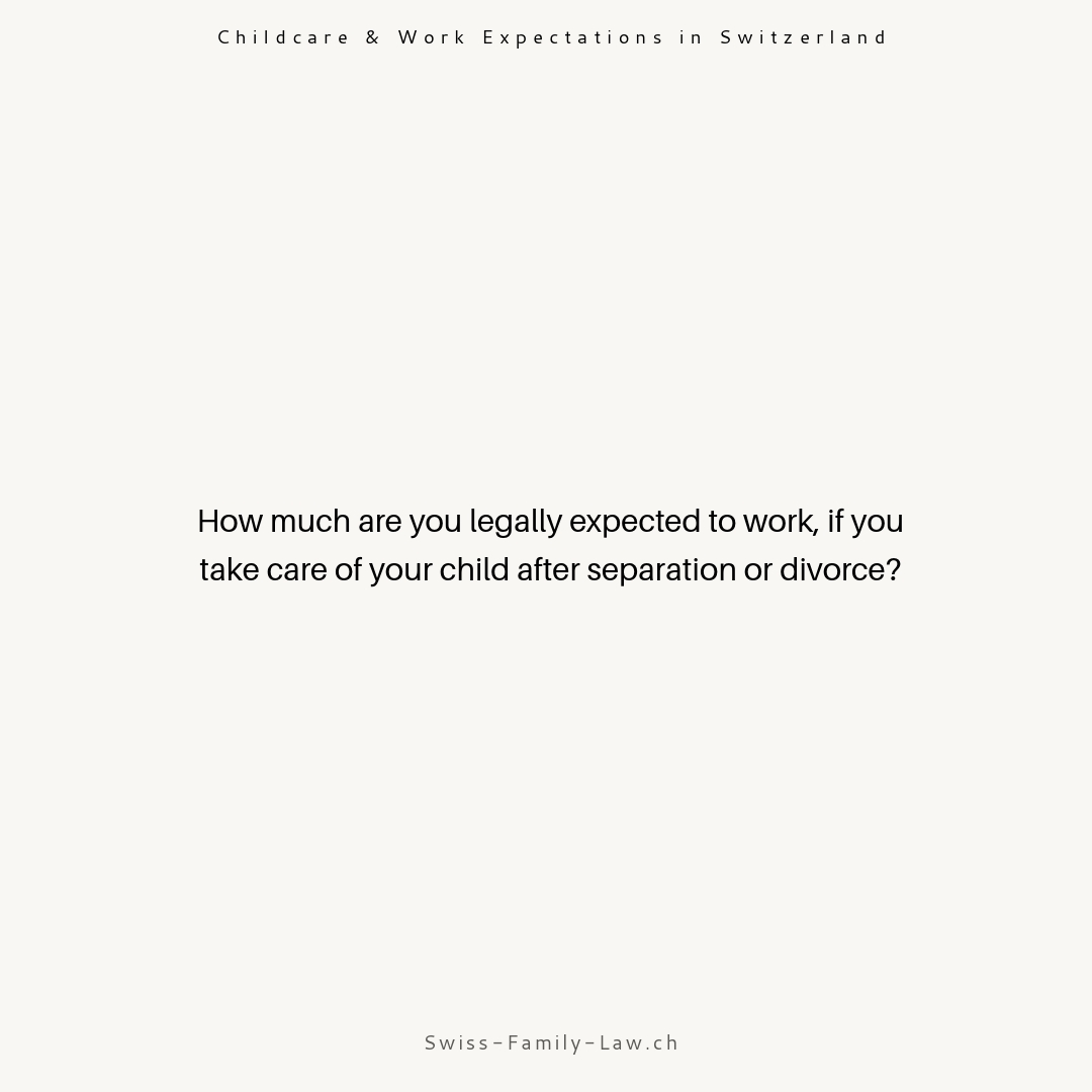 Swiss-Family-Law.com Facebook ad: How much are you expected to work if…