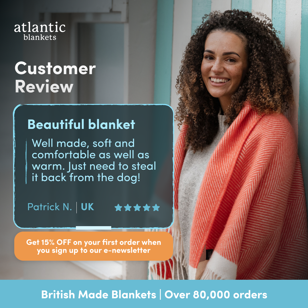 Atlantic Blankets Facebook ad