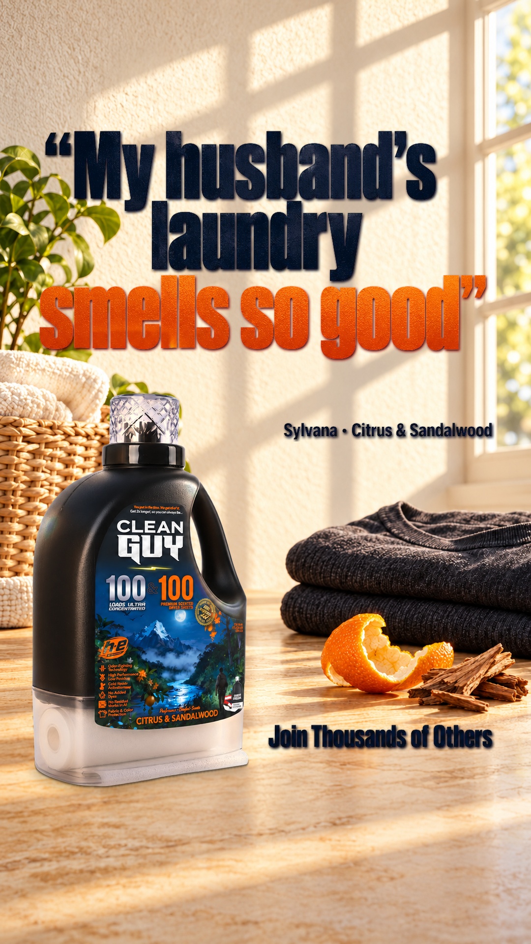 Clean Guy Facebook ad: You're a dude, not a lilac.