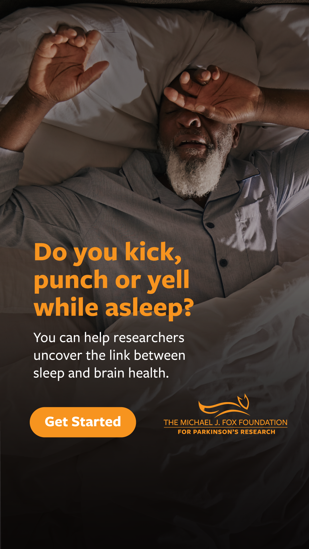 The Michael J. Fox Foundation for Parkinson's Research Facebook ad