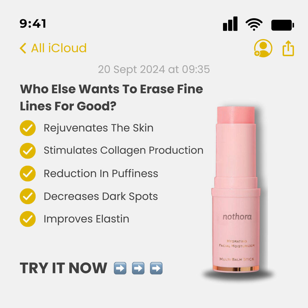 Nothora Facebook ad: Here's The #1 Way To Eliminate Fine Lines