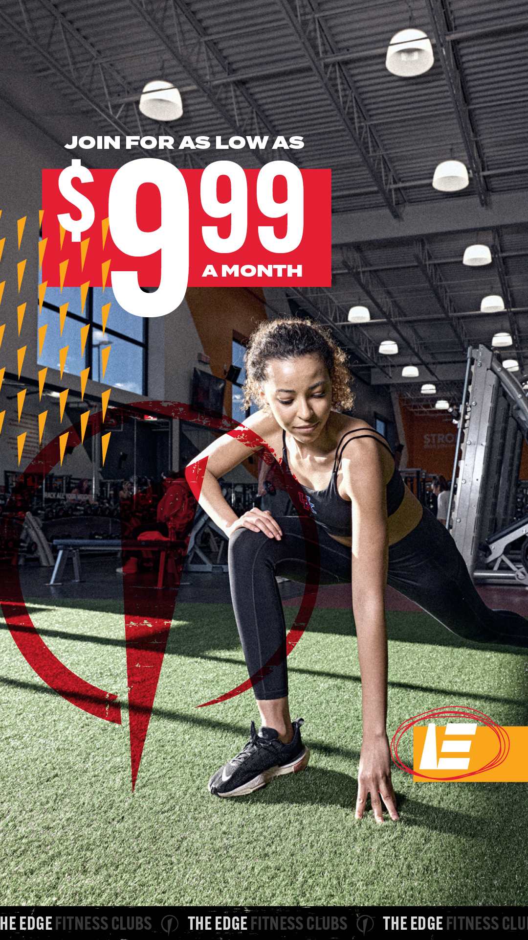 The Edge Fitness Clubs Facebook ad